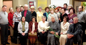 Участники встречи, члены Латвийского отделения МЦР и Даугавпилсской группы