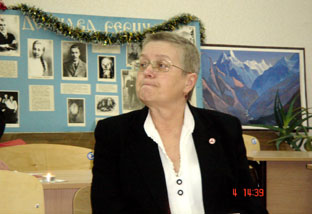 И.Е. Заборовская, руководитель  Новгородского Рериховского общества, преподаватель английского языка